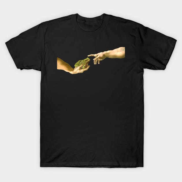 Creation of a Frog, Michelangelo Frog T-Shirt by FandomizedRose